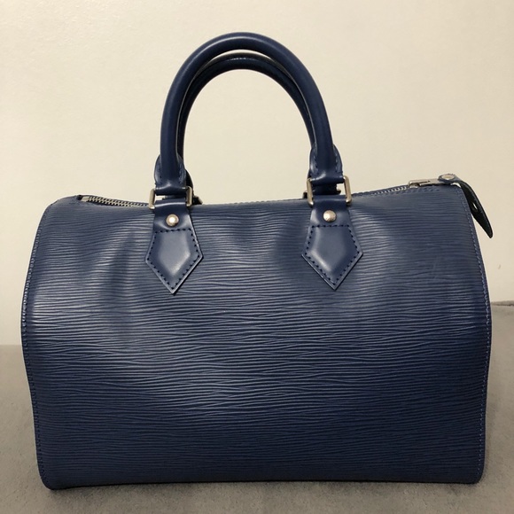 Louis Vuitton Speedy 30 Epi Azur Canvas - Picture 16 of 16